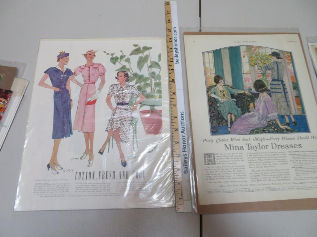 Over 45 pieces Fashion Advertising lot