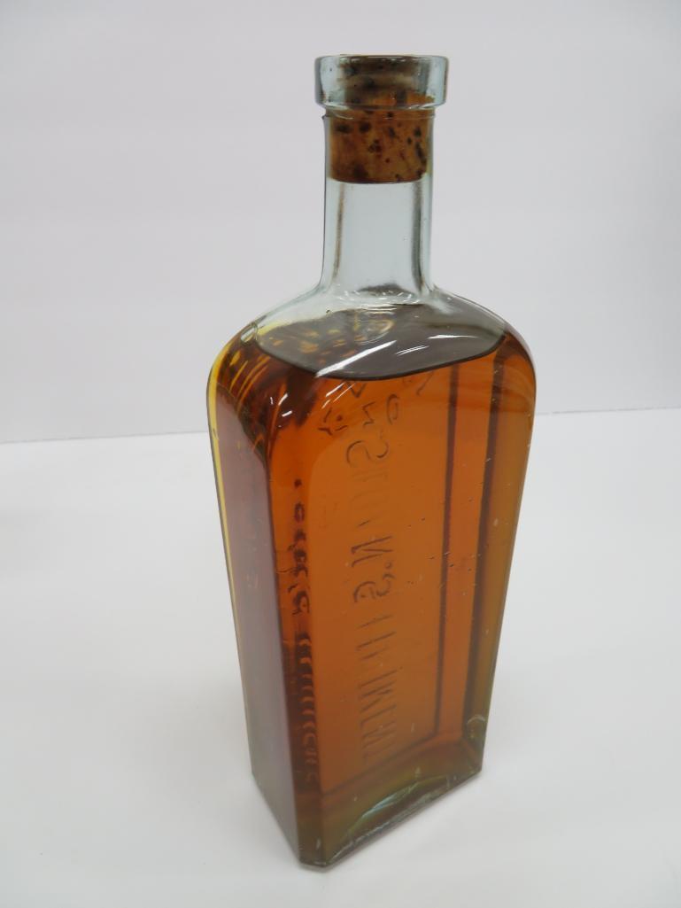 18 oz Sloan's Liniment Bottle, aqua