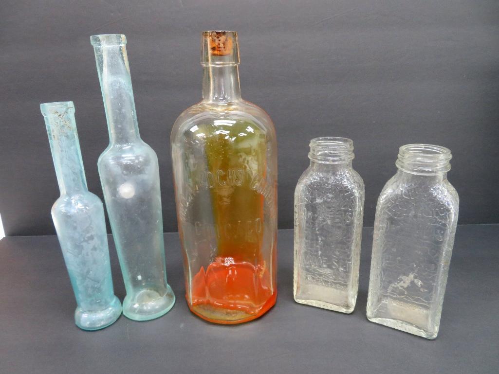 Barbershop bottles, Koch's Company Chicago