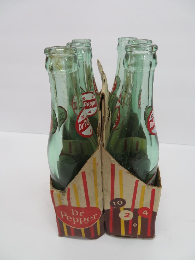 Vintage Dr Pepper 10 2 4 six pack ACL bottles