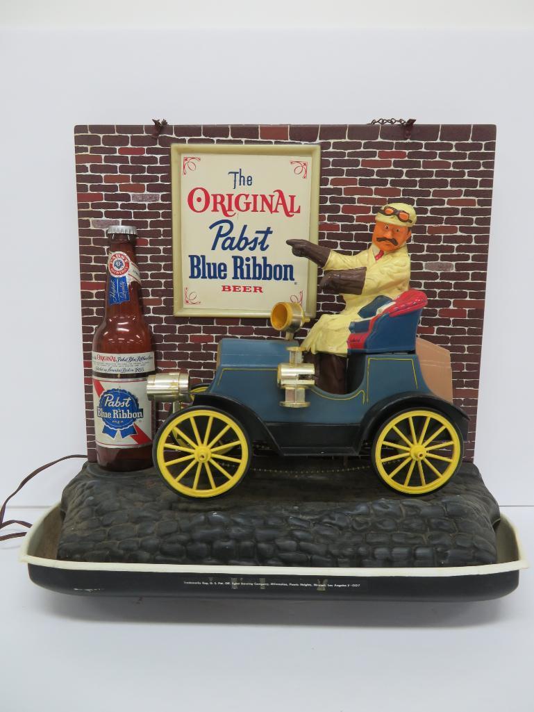 Pabst Blue Ribbon Jalopy light up motion sign