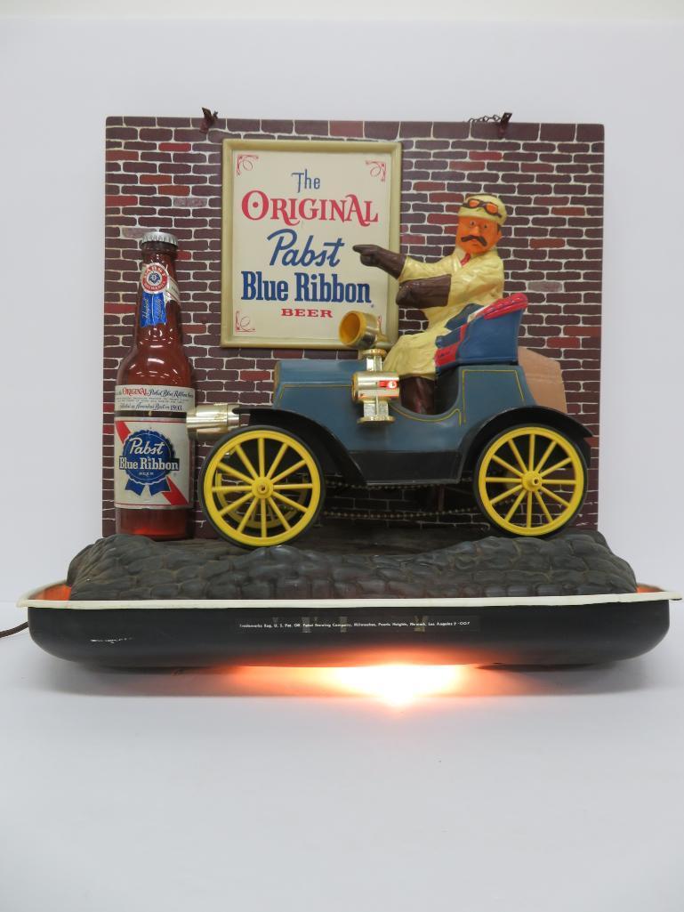 Pabst Blue Ribbon Jalopy light up motion sign