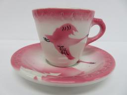 Milwaukee Road, The Traveler Pattern, pink, Railroad China, c 1939