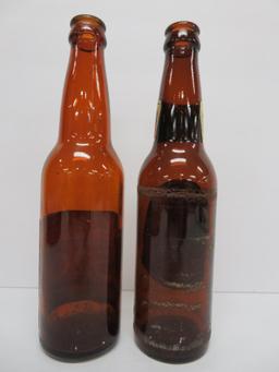 Two Ziegler Beer Bottles, 12 oz. paper labels