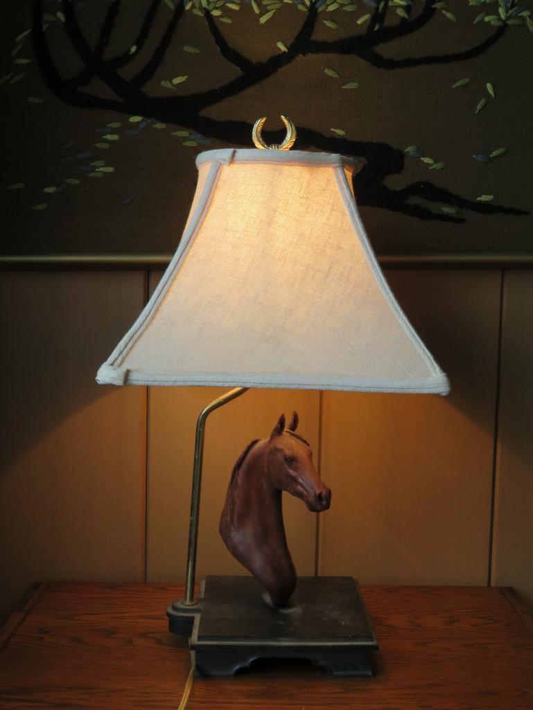 Horse lamp, 20", works