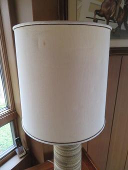 Mid Century Modern table lamp, 38", not working - appears to need new switch