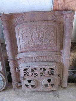 Cast Iron stove fronts and parts, Kitchen Heater and Brilliant Jenny, Milwaukee