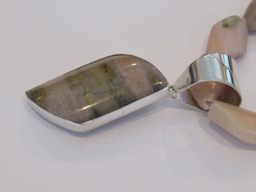 Designer stone necklace and pendant enhancer, 925, DTR Jay King