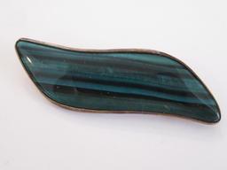 Lovely stone pin, 3"