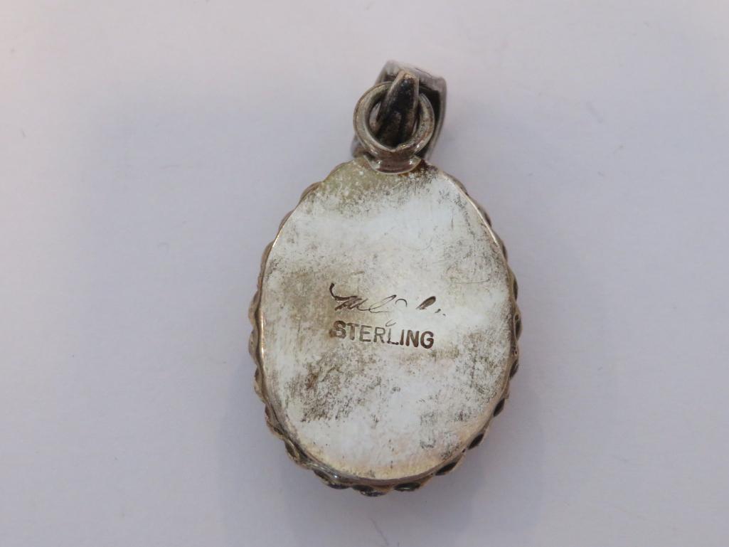 Perry Sterling pendant and matching earrings