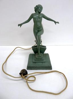 11" Nude Deco lamp