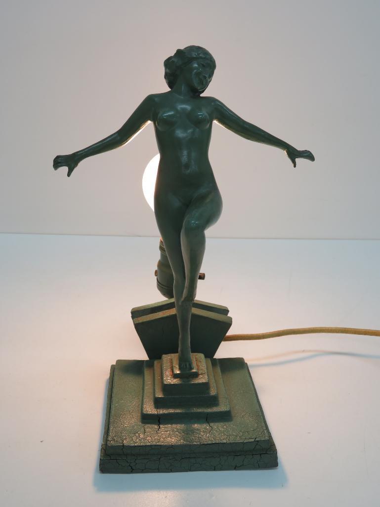 11" Nude Deco lamp