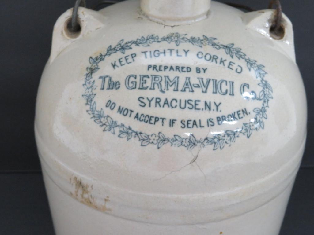 Germa-Vici Co, Syracuse NY jug, 8"