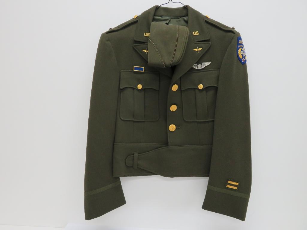 Eisenhower Jacket, Regulation Army Officers Uniform, Airborne Troop Carrier, and Garrison hat