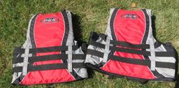 Two DBX Life Jackets, Large/XL