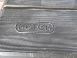 Keter Deck storage box, 55" x 25", 20 1/2' deep