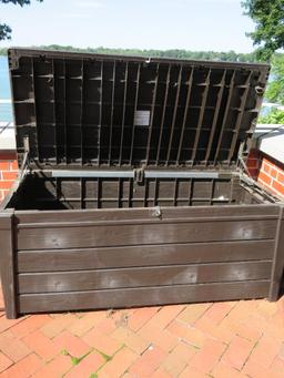 Keter Deck storage box, 55" x 25", 20 1/2' deep