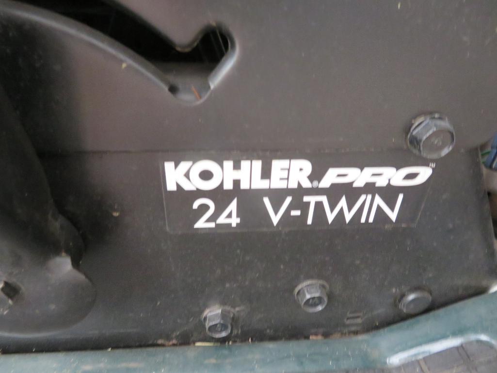 Craftsman riding mower, 50" cut, 24 V Twin Koehler Pro