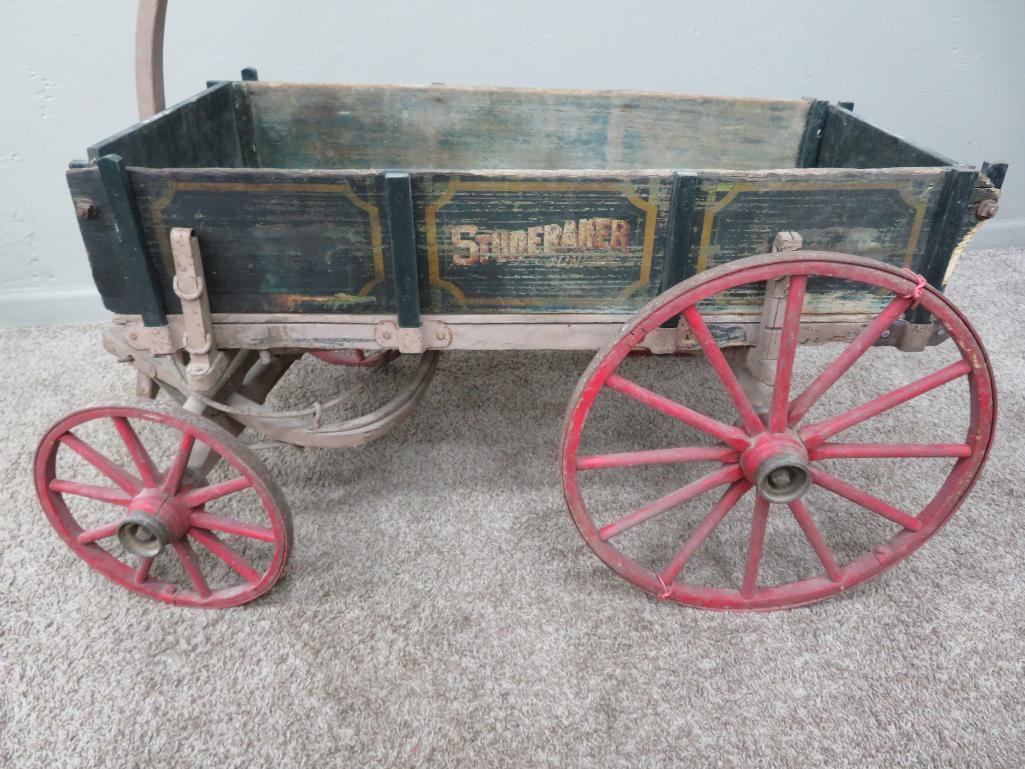 Fantastic Wooden Studebaker Jr wagon, stenciled