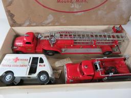 Tonka #900-6 Fire Department set with box