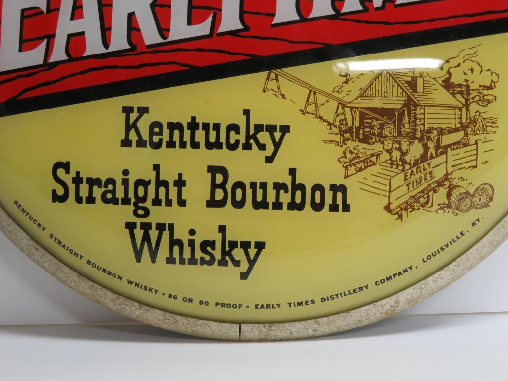 Early Times Kentucky Bourbon Whiskey round Thermometer, 13"