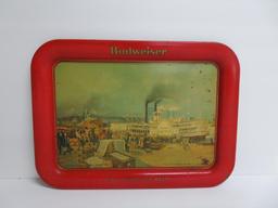 1914 Budweiser Beer Tray, US Mail Robt E Lee Boat, 17 1/2" x 12 3/4"