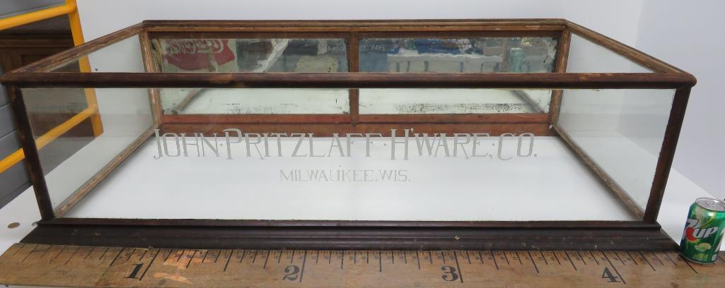 John Pritzlaff H'ware Co Milwaukee Wis table top display cabinet