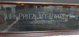 John Pritzlaff H'ware Co Milwaukee Wis table top display cabinet