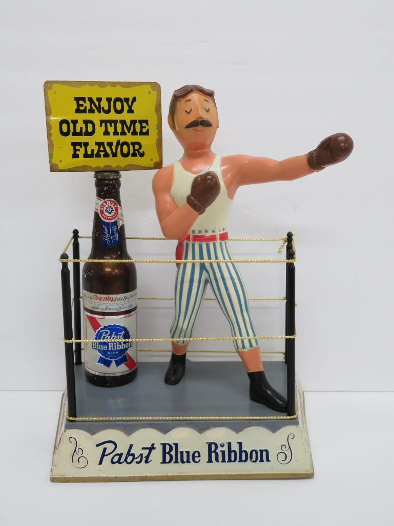 Pabst Blue Ribbon Boxer display sign, 15"