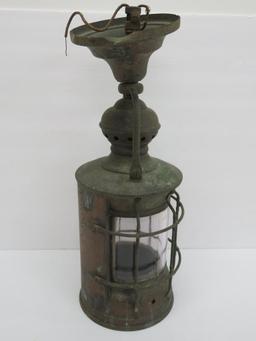 Nautical light, 15 1/2", electrified