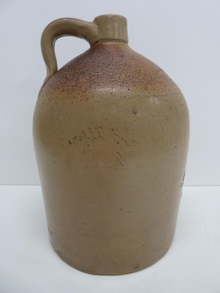 H Bosworth & Sons Wholesale Druggist Milwaukee Wis, jug, stamped Hermann & Co, 13"