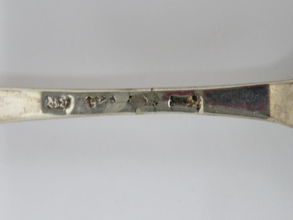 George II and Smith London silver berry spoons