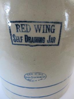Red Wing 10 gallon Self Draining Jar, 19" tall
