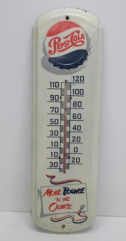 Pepsi thermometer, 27", More Bounce to the Ounce