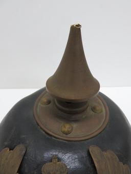 German WWI Prussian Pickelhaube Spiked Helmet