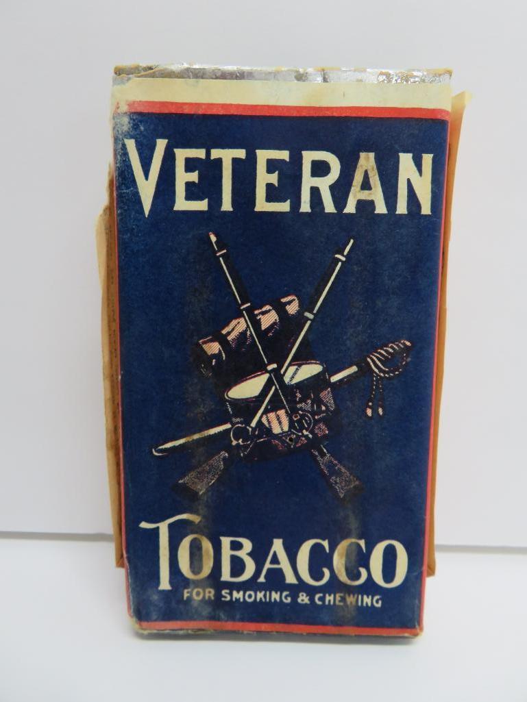 Vetrean Long Cut Tobacco box with contents, 2 3/4" x 5", 1 7/8 oz