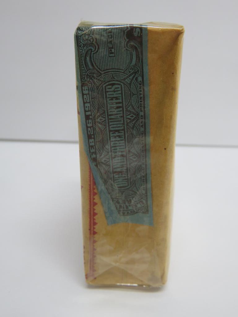 Ojibwa Bright Fine Cut tobacco pack, paper, and Label