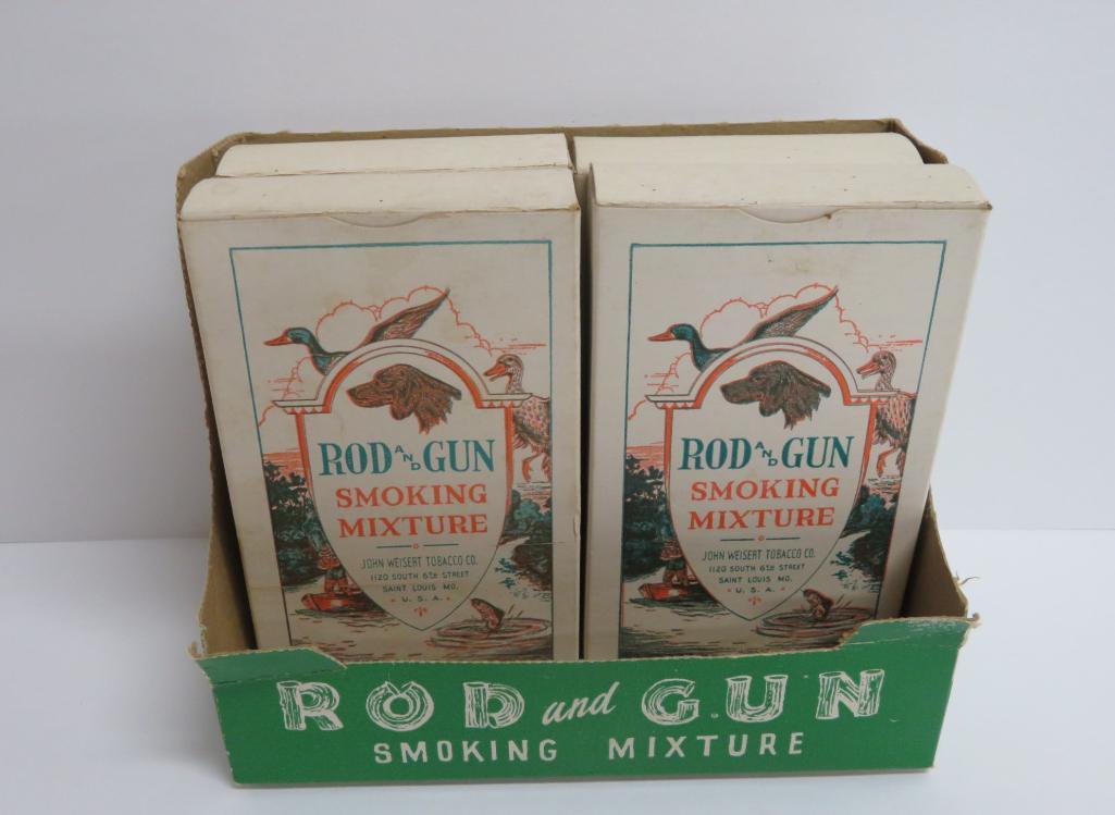 Rod and Gun smoking mixture with display box, four boxes