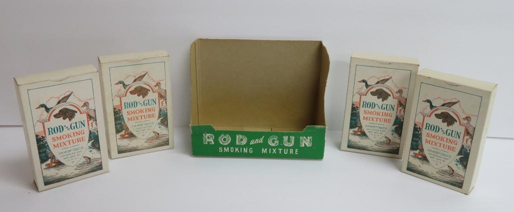 Rod and Gun smoking mixture with display box, four boxes