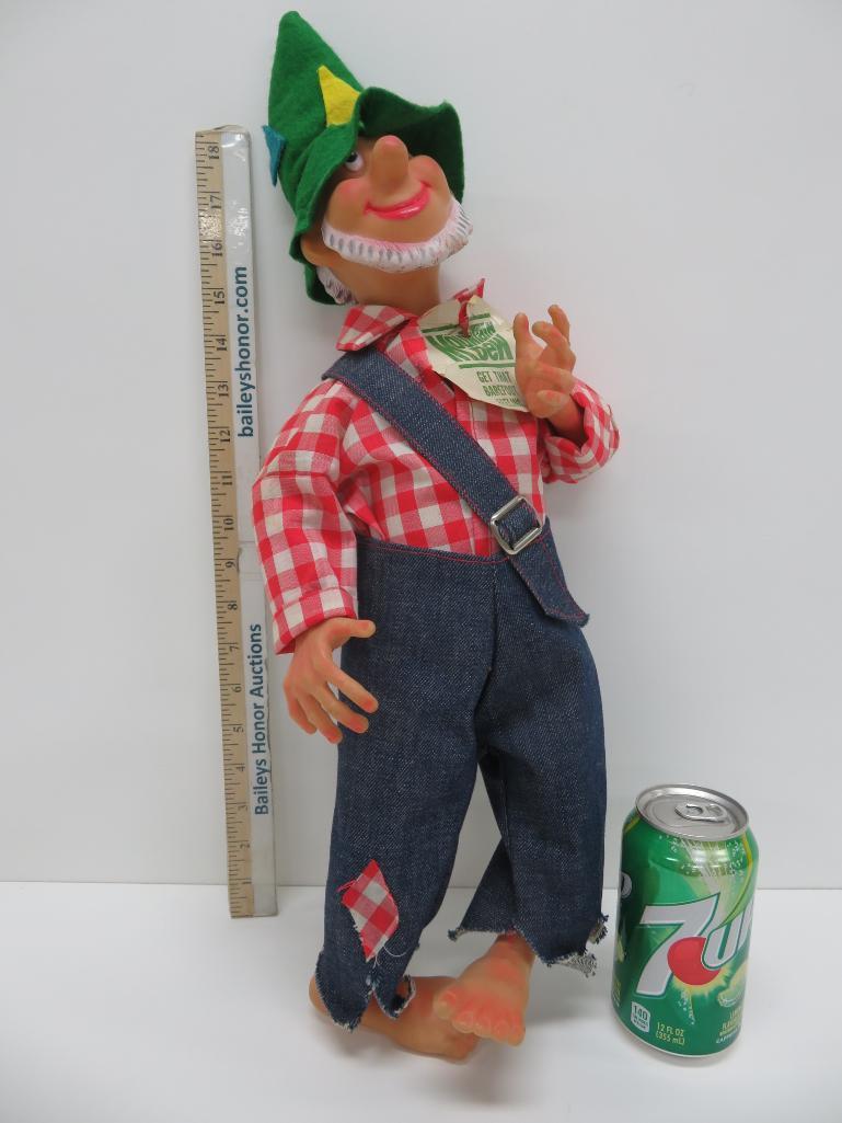 1969 Mountain Dew, promotional doll, Get that Barefoot Feeling, 21"