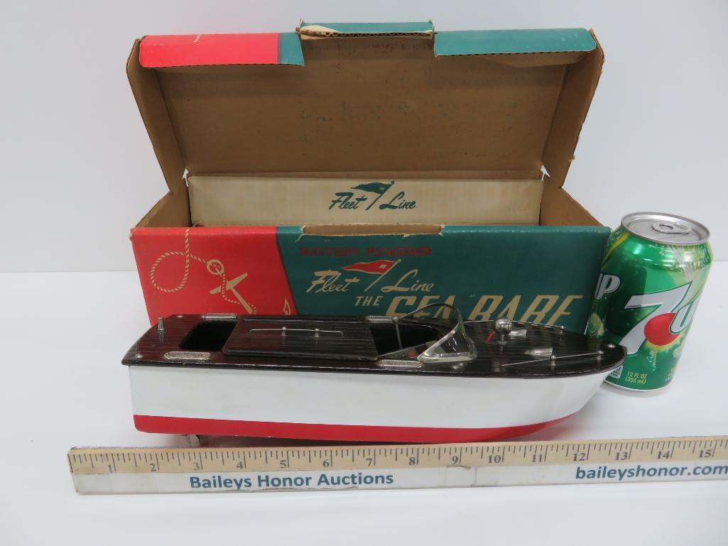 Fleet Line Speedboat toy in box, The Sea Babe