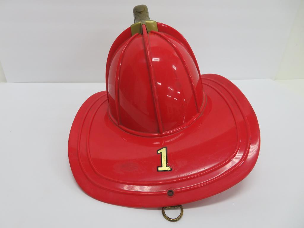 Texaco Fire Chief childrens helmet, Brown and Biggelow