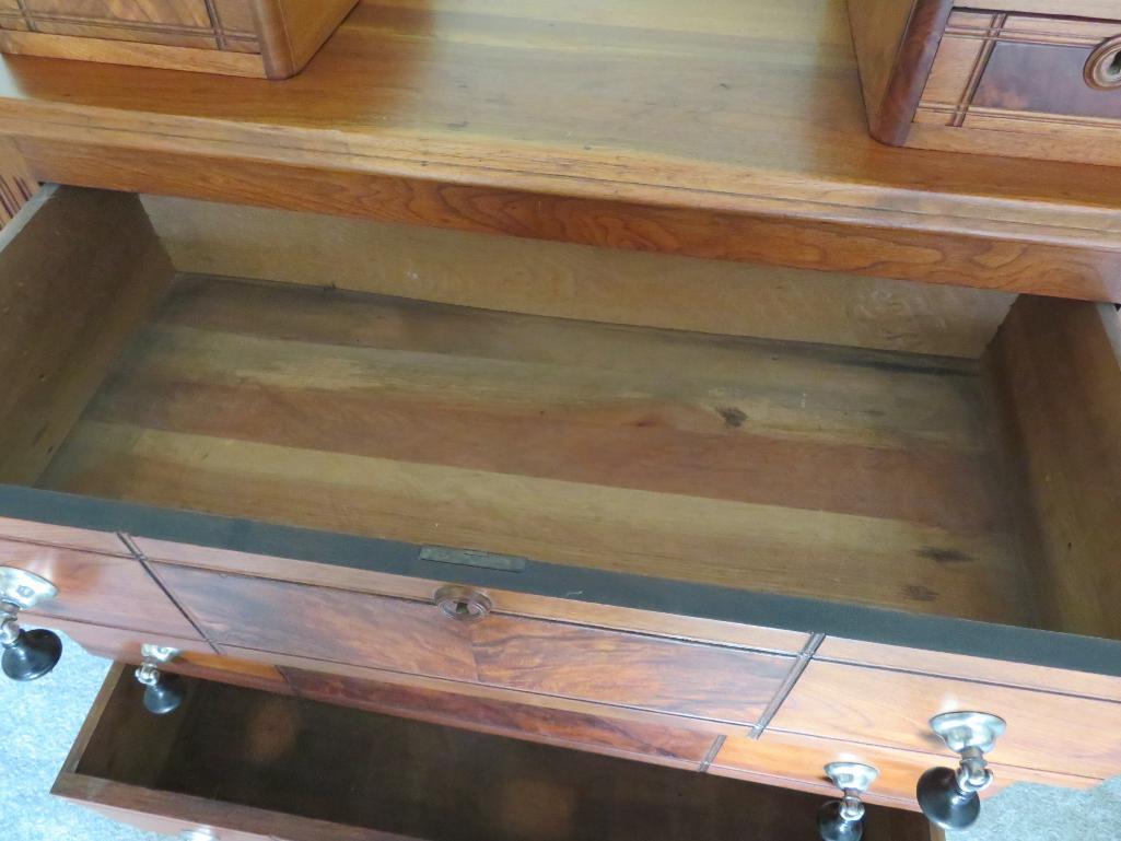 Lovely walnut dresser with hanky boxes