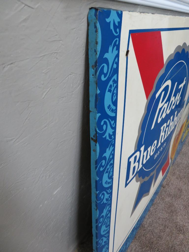 Great Large metal Pabst sign 4' x 8'