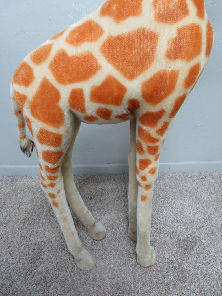 57" Steiff Studio Giraffe with button ear tag