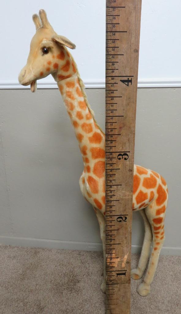 57" Steiff Studio Giraffe with button ear tag