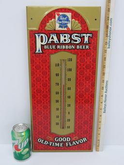 Pabst Blue Ribbon thermometer, 9" x 20 ", -P-760