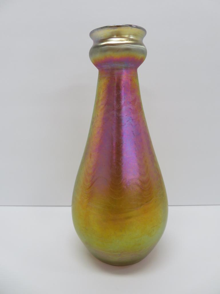 LC Tiffany Favrile marked vase, 87 8488 M, 8"