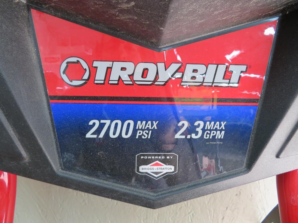 Troy Built 2700 PSI Max power washer, no wand