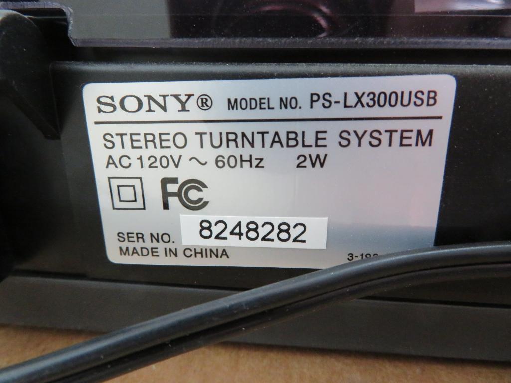 Sony stereo system includes, receiver, turntable, home theatre system and CD player